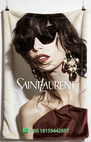 Yves Saint Laurent Throw Blankets